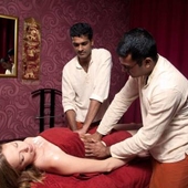 Индийский масляный массаж
